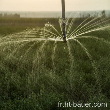 Équipement d&#39;irrigation en acier galvanisé par roue/système d&#39;irrigation à énergie solaire